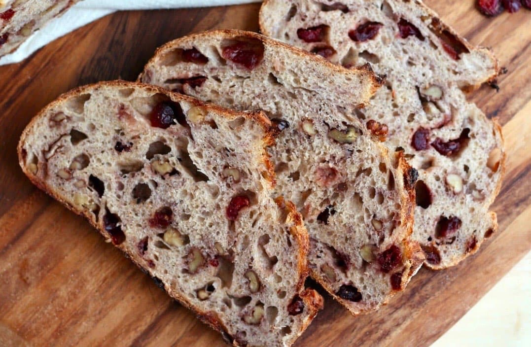Bread House November Specialty Loaf: Cranberry Pecan Sourdough