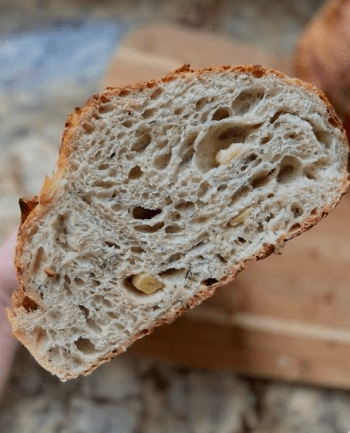 Roasted Garlic Sourdough